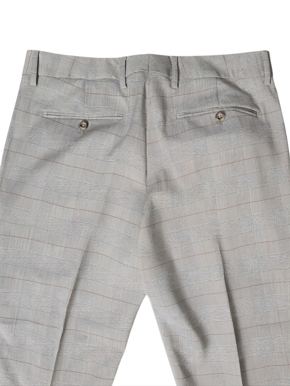 Bonobos Jetsetter Tan Glen Plaid Suit Italian Wool Blend Jacket 40S Pants 32x28 - Picture 12 of 16